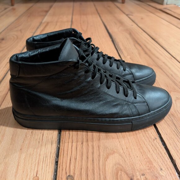 Svensson Classic High Black Sneakers – Hand Made in Italy | Leather | Lightly Us main image 5